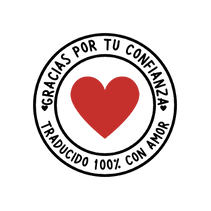 GRACIAS POR TU CONFIANZA-TRADUCIDO CON AMOR